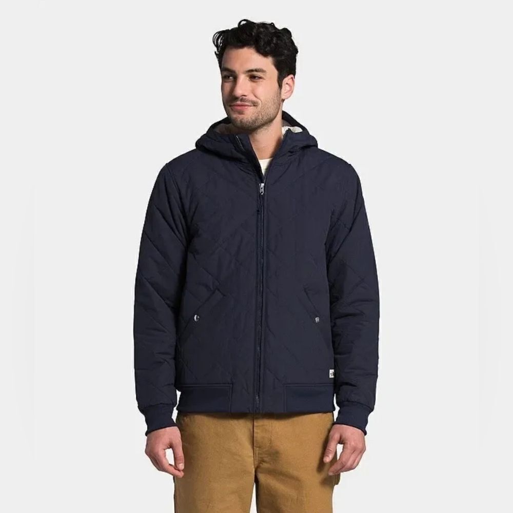 The North Face Cuchillo Men's Size L Full Zip Hoodie Jacket Aviator Navy